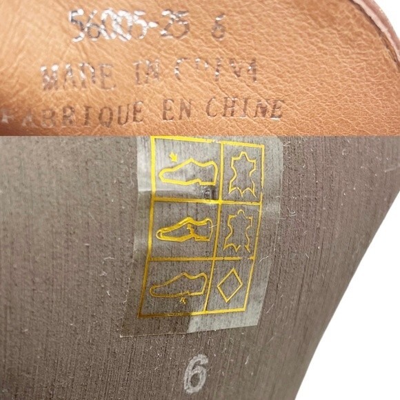 Jeffrey Campbell x Free People Boots Brown Leather Heeled Bootie Women's Size 6 - Picture 14 of 16